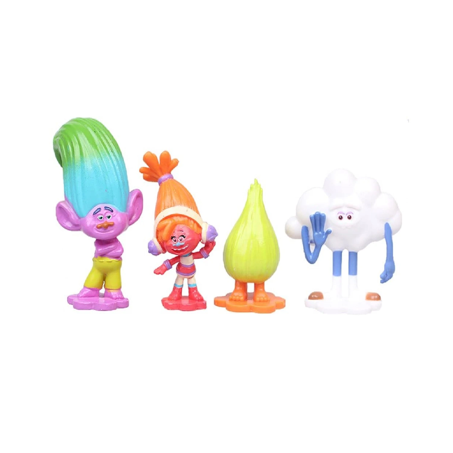 Trolls Figurines gâteau personnalisé nouveauté de la décolleteuse Squishy jouet Mini Modèle