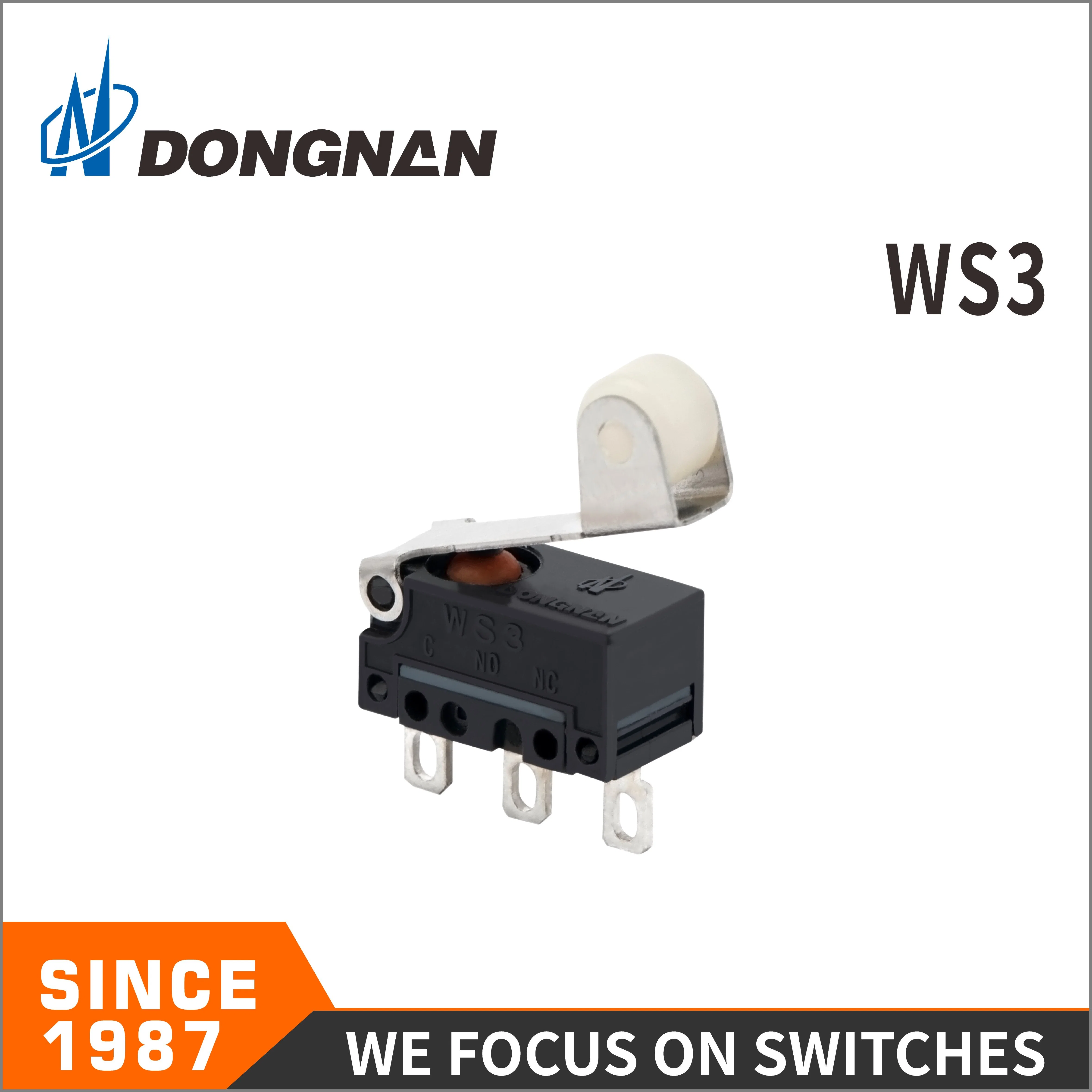 Ws3 IP67 Switch Waterproof Micro Switch Manufacturer for Automobile