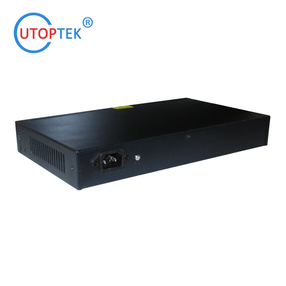 24 puertos Poe 10/100/1000m Switch +4UTP+4SFP Port Network Switch Fast Switch Ethernet 24port Poe Switch