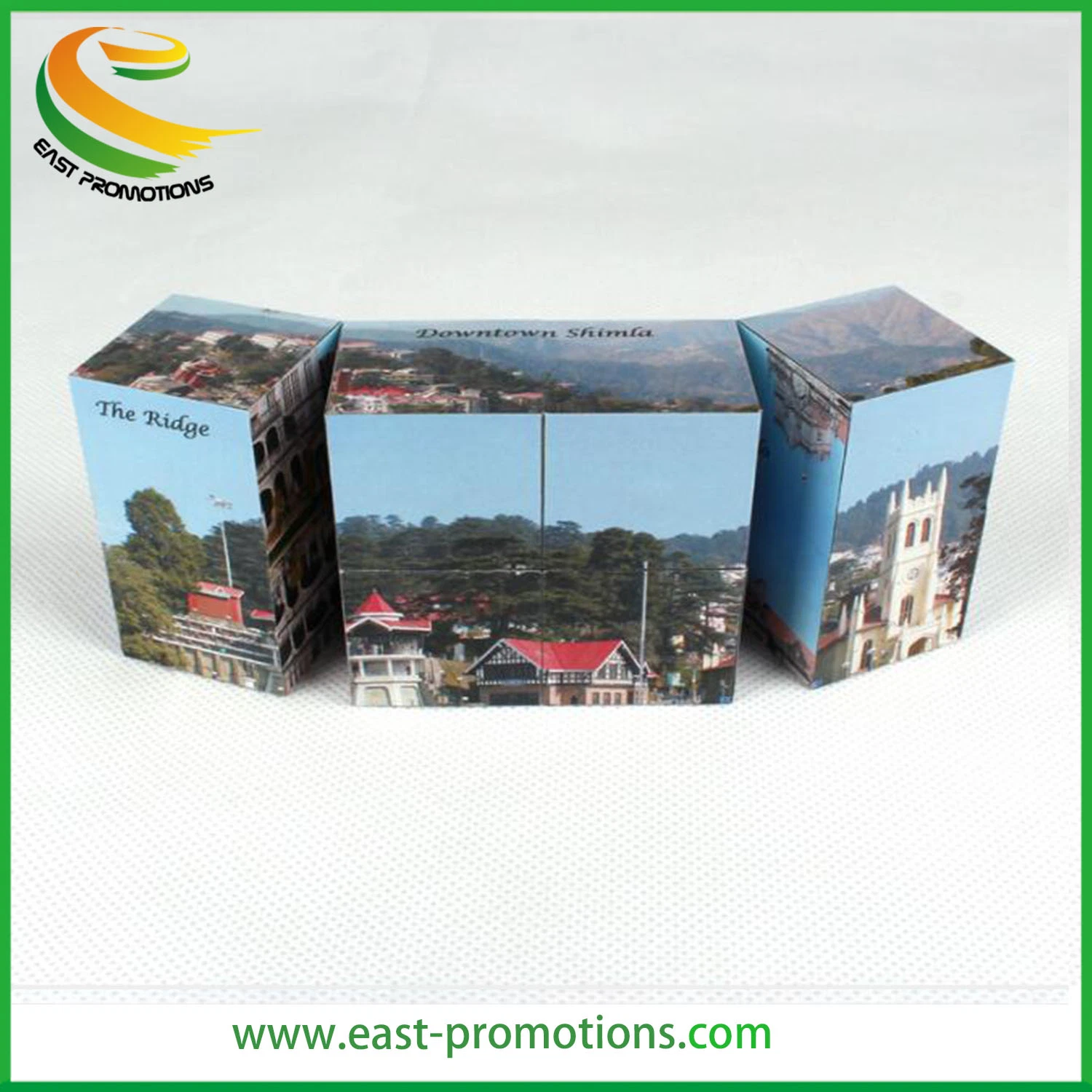 Custom Full Color Print Advertising 3D Foldable Magic Cube for Promotional Gifts