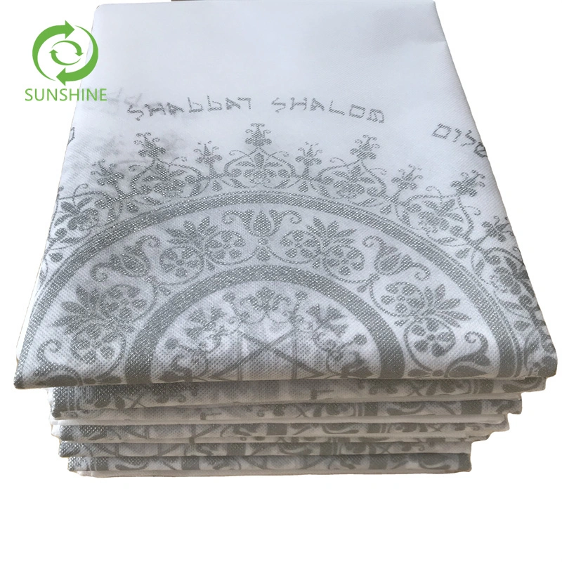 Sunshine Oil-Proof Customized Printed Nonwoven 100% PP Spunbonded Nonwoven Fabric Table Cloth