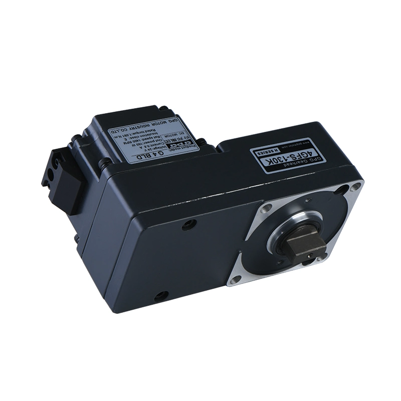 Drehkreuze Brushless Angel Gear Motor G4bld 160W 24V 1400 rechts 4gfs130K Hocheffizienter Drehzahlminder Typ L, elektrischer Gleichstrom, bürstenlos Getriebemotor für Schranke