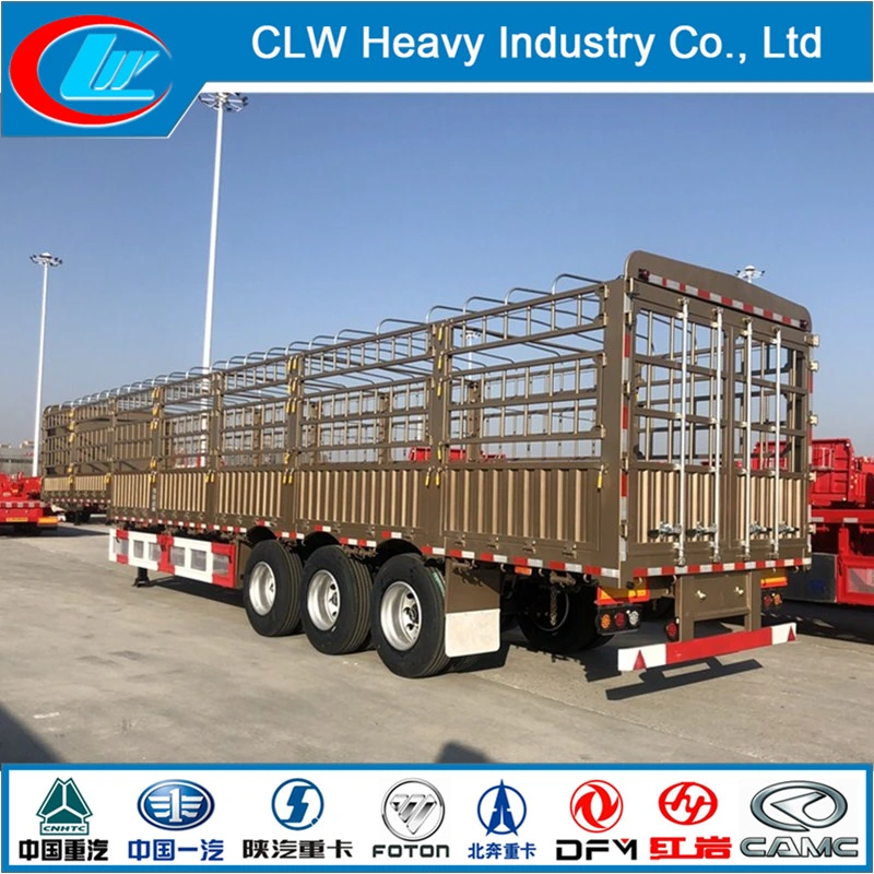 Animal Fence Transport Trucks Used Cattle Trailers for Sale Animal Square Transport Fence Semi Trailer