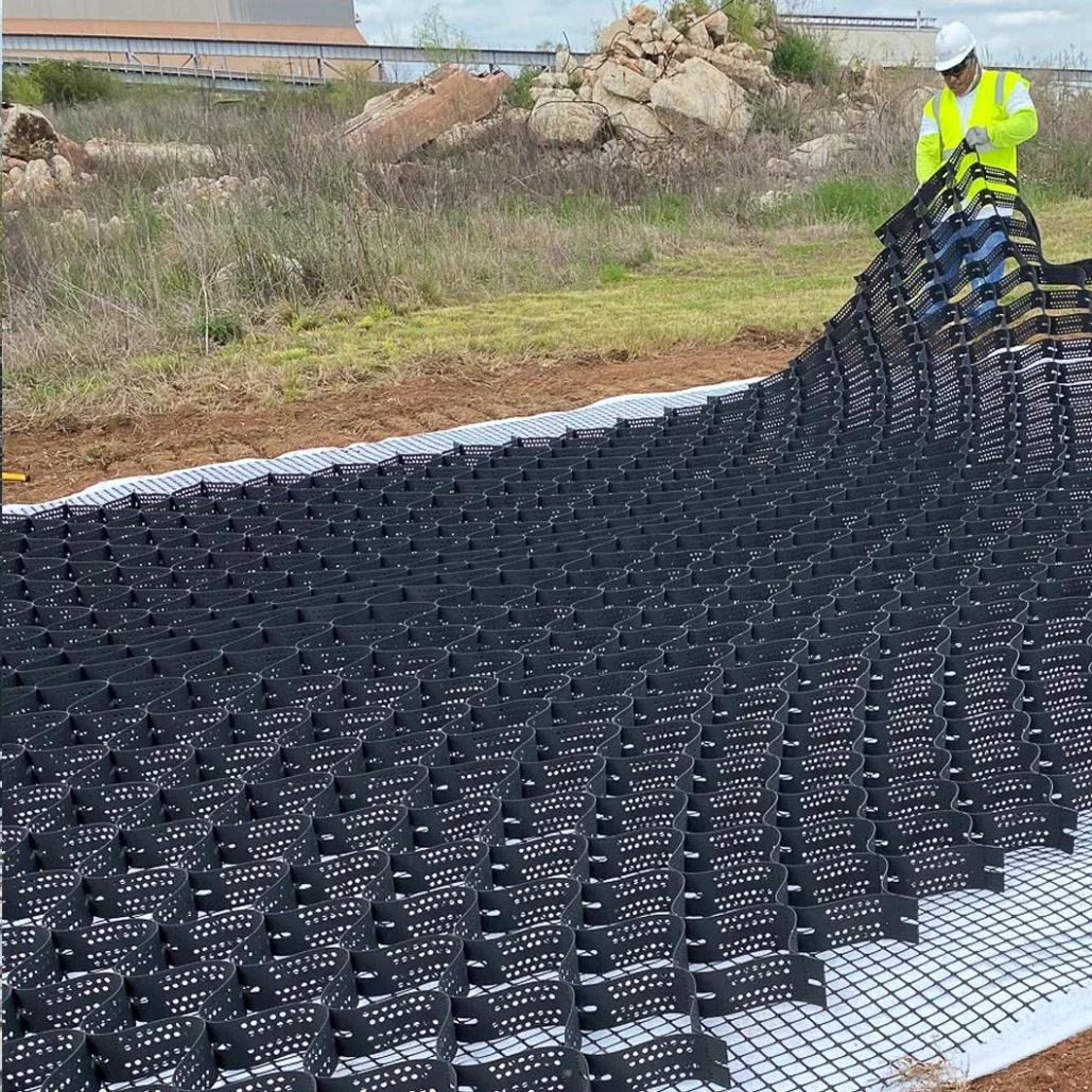 HDPE Geocell with Factory Price for Road Retaining Wall