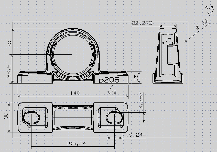 Pillow Block Bearing Manufacturer with Cast Iron Housing and Brass Nipple for Agricultural/Foodstuff/Textile/Construction Machinery