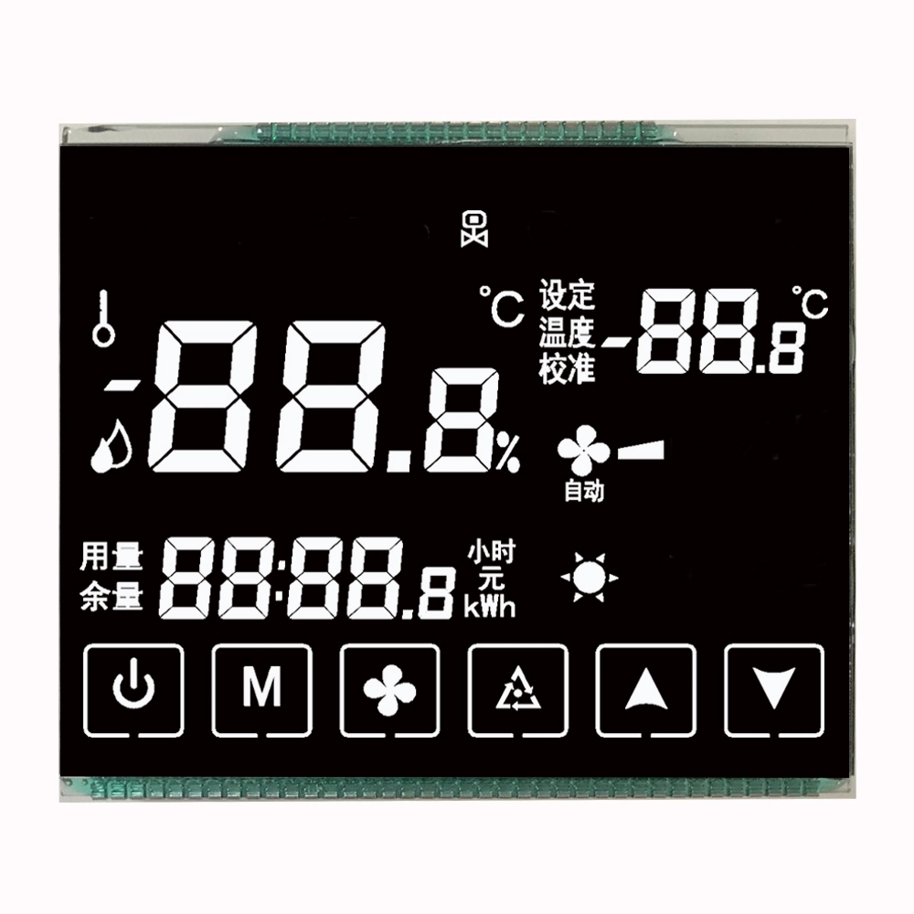 Electronic Instrument 7 Segments LCD Panel