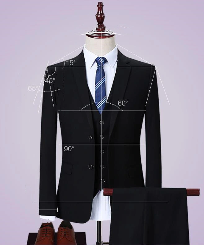 Factory Direct Sale Single-Breasted New Groom/Best Man&prime; S Suit Tuxedo/Goods in Stock High-Quality Fabric Formal Suit for Office Wedding & Party Wear