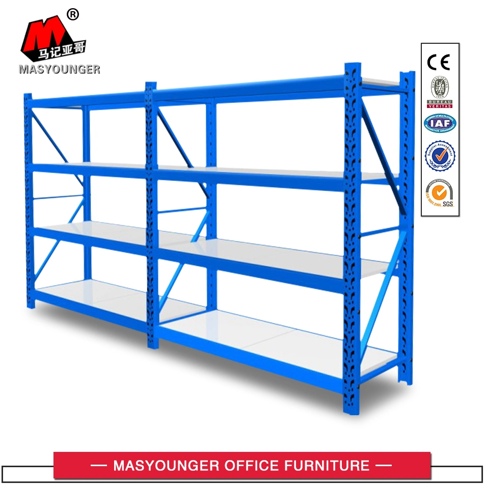 Middle Duty Metal Rack Shelving Warehouse Industrial Heavy Duty Storage Metal Racking Shelf