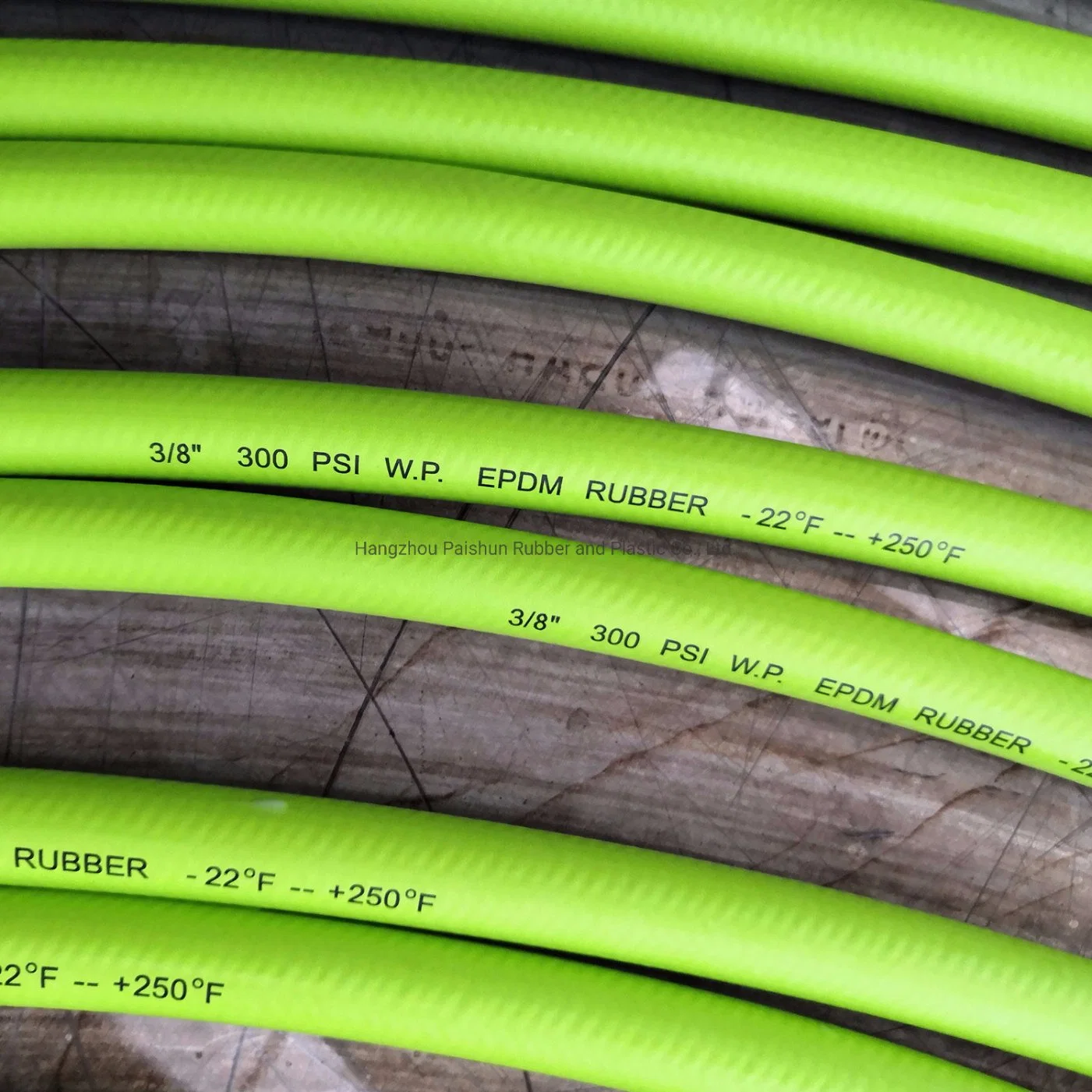 ISO 2398 Green EPDM Air Fill Hose for Pneumatic Rescue Equipment