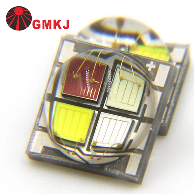 Gmkj 0,2 W de 0,5 W 3W 4W 6W 8W 10W 12W Epileds sanan de cerámica de chip de la marca 5050 3 en 1 Tricolor RGB 4 en 1 RGBW rojo verde azul amarillo blanco SMD LED chip diodo cordón