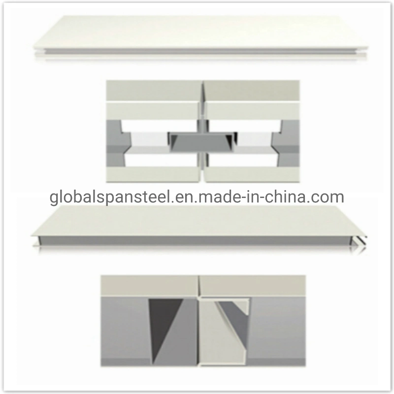 Construction Material Easy Installed Metal EPS Sandwich Wall and Ceiling Panel for Cleanroom