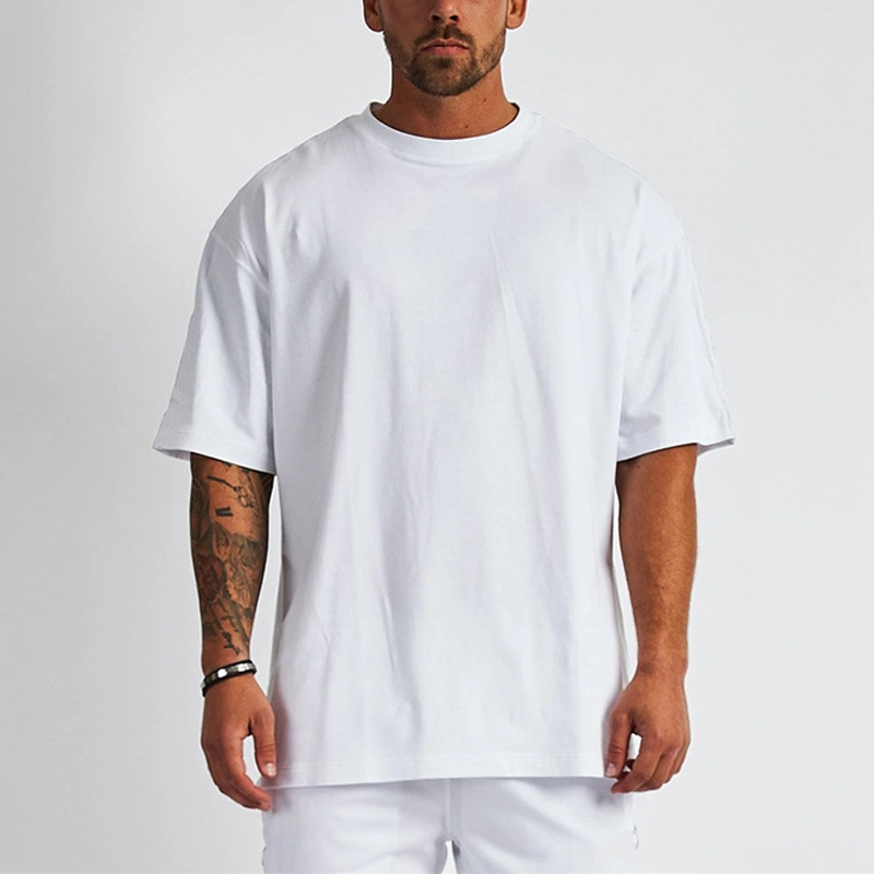 Высококачественные мужские футболки′ S Summer Plain White tee Футболки с принтом Custom Blanks Blanks большие футболки