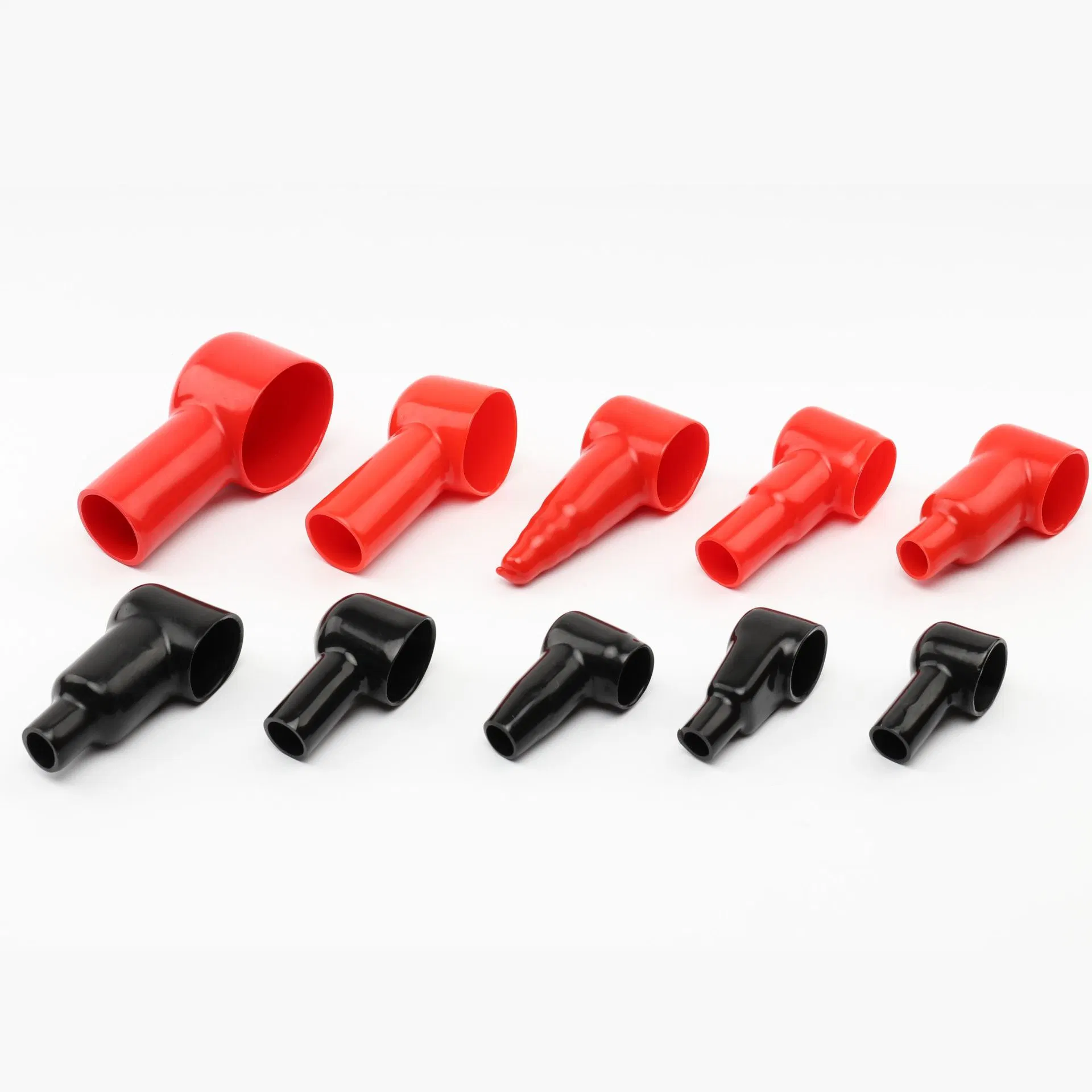 8mm2 -25mm2 Rubber Cable End Caps PVC Cable Lug Boot Plastic Cable Terminal Cover for Motorcycle Battery Wire L10-14-45