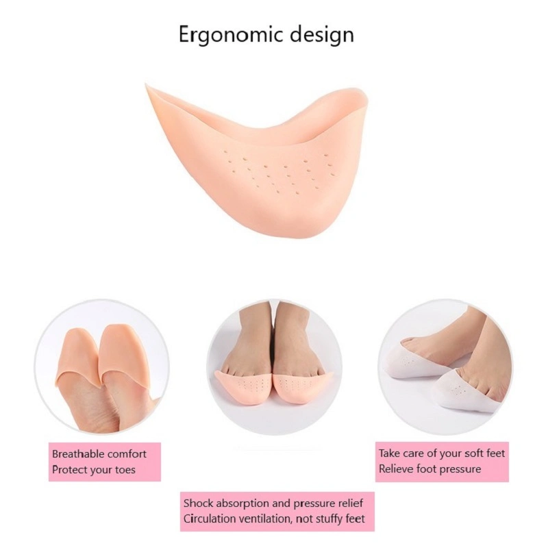 Pastillas de la convergencia de silicona Protección de los pies cubierta Atención señoras