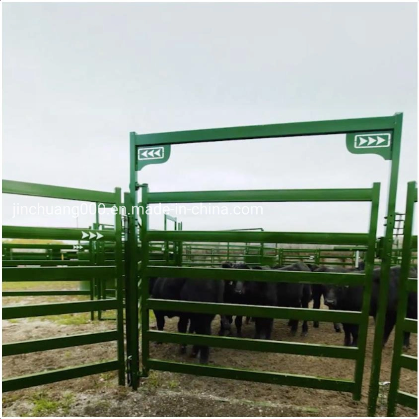 Galvanized Iron Stable Metal Fence Panels Livestock Corral Horse Fence Panels