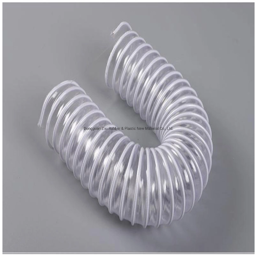 Various Durable Reinforced Protective 8 in in Dia 25 FT Ventilation PVC Duct Hose