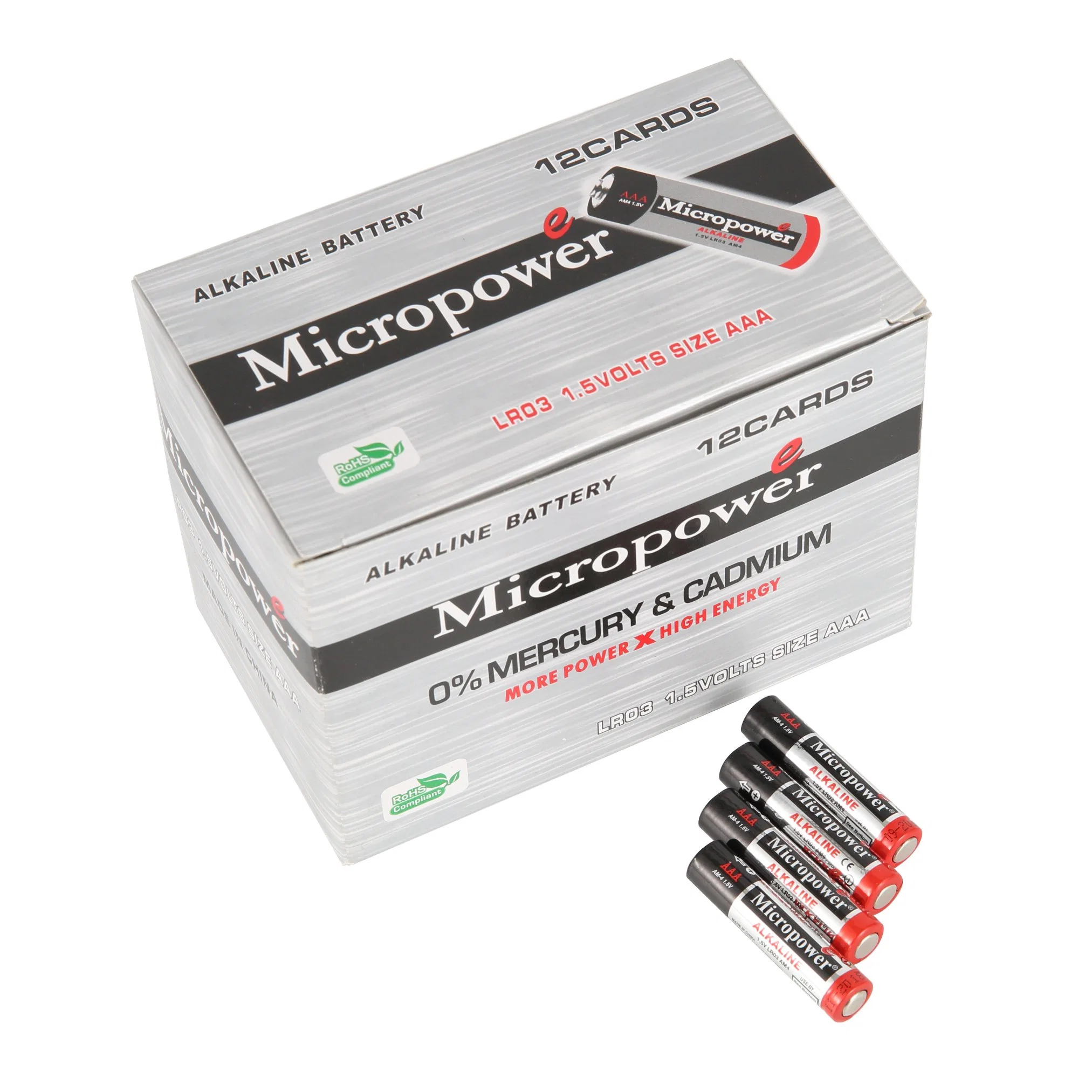 Factory Directly Supply Alkaline Battery AAA/Lr03