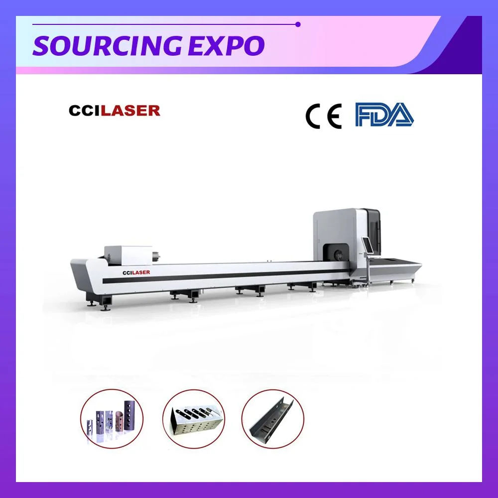 Best Quality Automatic Metal Tube Laser Cutting Machines Fabrication Pipe Tube Laser Cutter Price