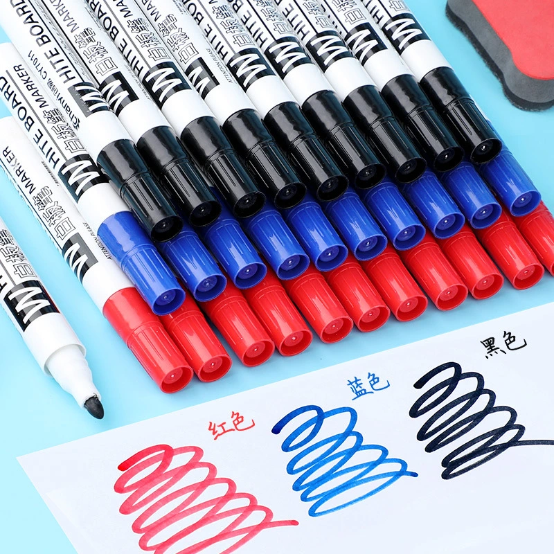 Hot Sale Easy Erasable Marker Pen Set Large Capacity Whiteboard Pen