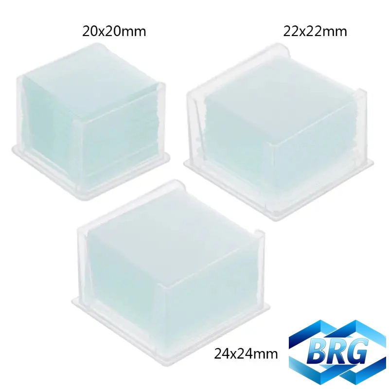 Disposable Microscope Cover Glass Borosilicate Glass for Laboratory
