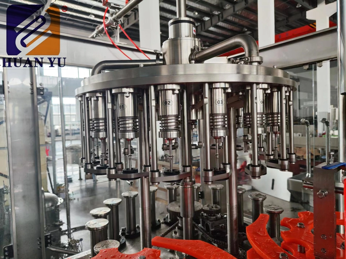 2023 New Automatic Factory Making 10000bph Pet Bottle Mineral Pure Aqua Plastic Drinking Flavor Juice Carbonated Drink Complete Water Bottling Filling Machine