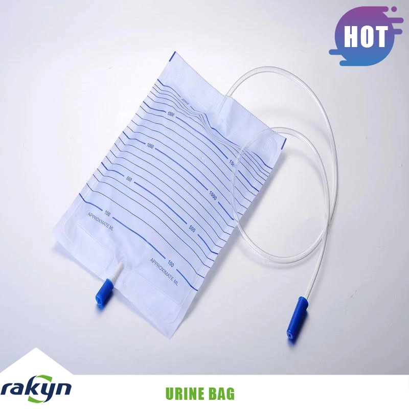 Medical Disposable PVC Urine Bag/Urine Drainage Bag/Urine Collection Bag with Valve