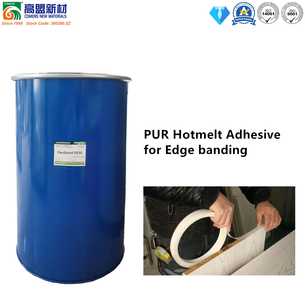 Construction Adhesive Hotmelt PU Glue for Edge Banding with CE/ISO (Flexibond 8930)