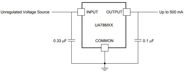 TI Ua78m33ckcs to-220 Reguladores de tensión lineal 3,3 V 500mA Fix Regulador de tensión POS