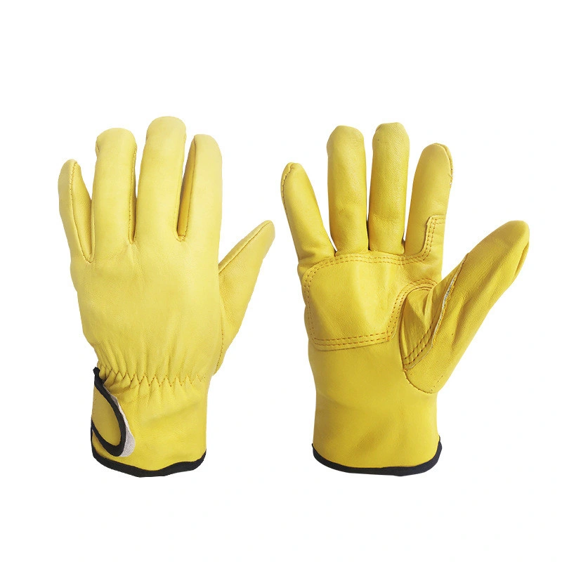 Quality Leather Best Fitting Leather Work Gloves for Men