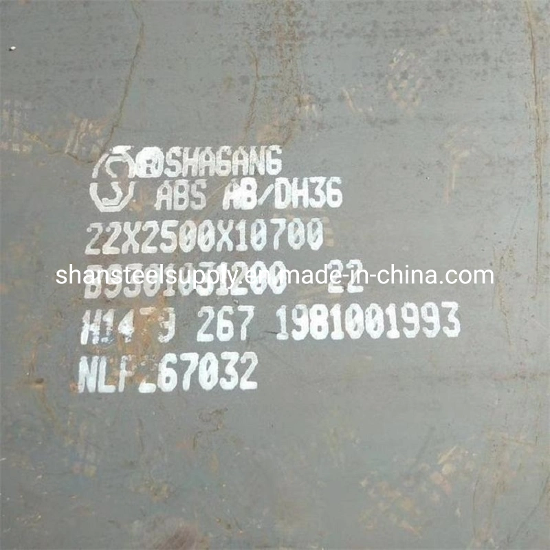 Export Prime Ccsa Ah36 Ah32 Dh36 Ship Plate/Marine Plate Steel in Factory