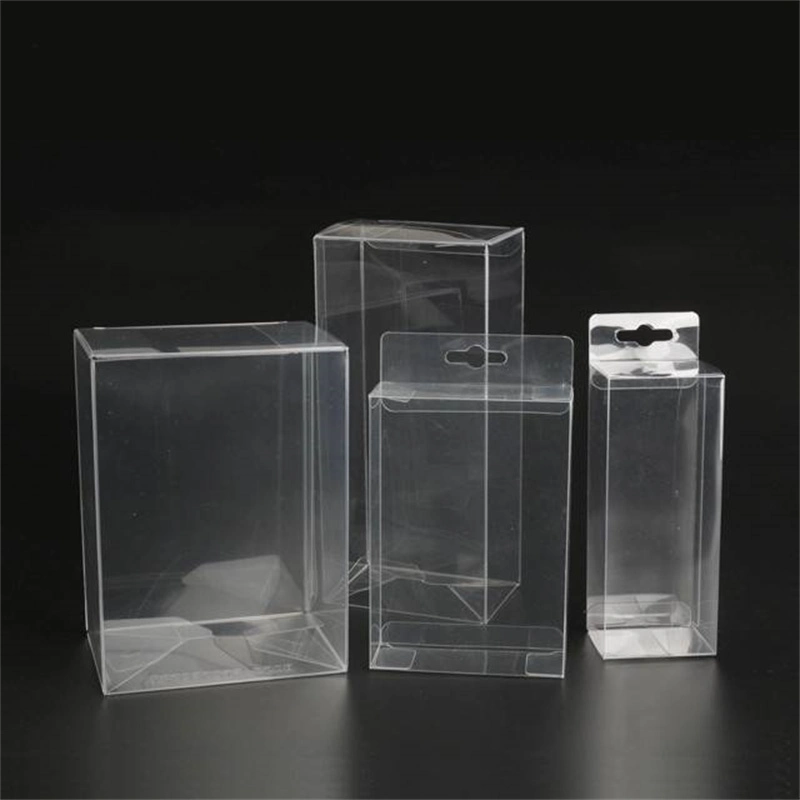 Printed Clear Transparent Color Gift Packaging Box Earphone Micro Phone Case PVC Pet Plastic Box