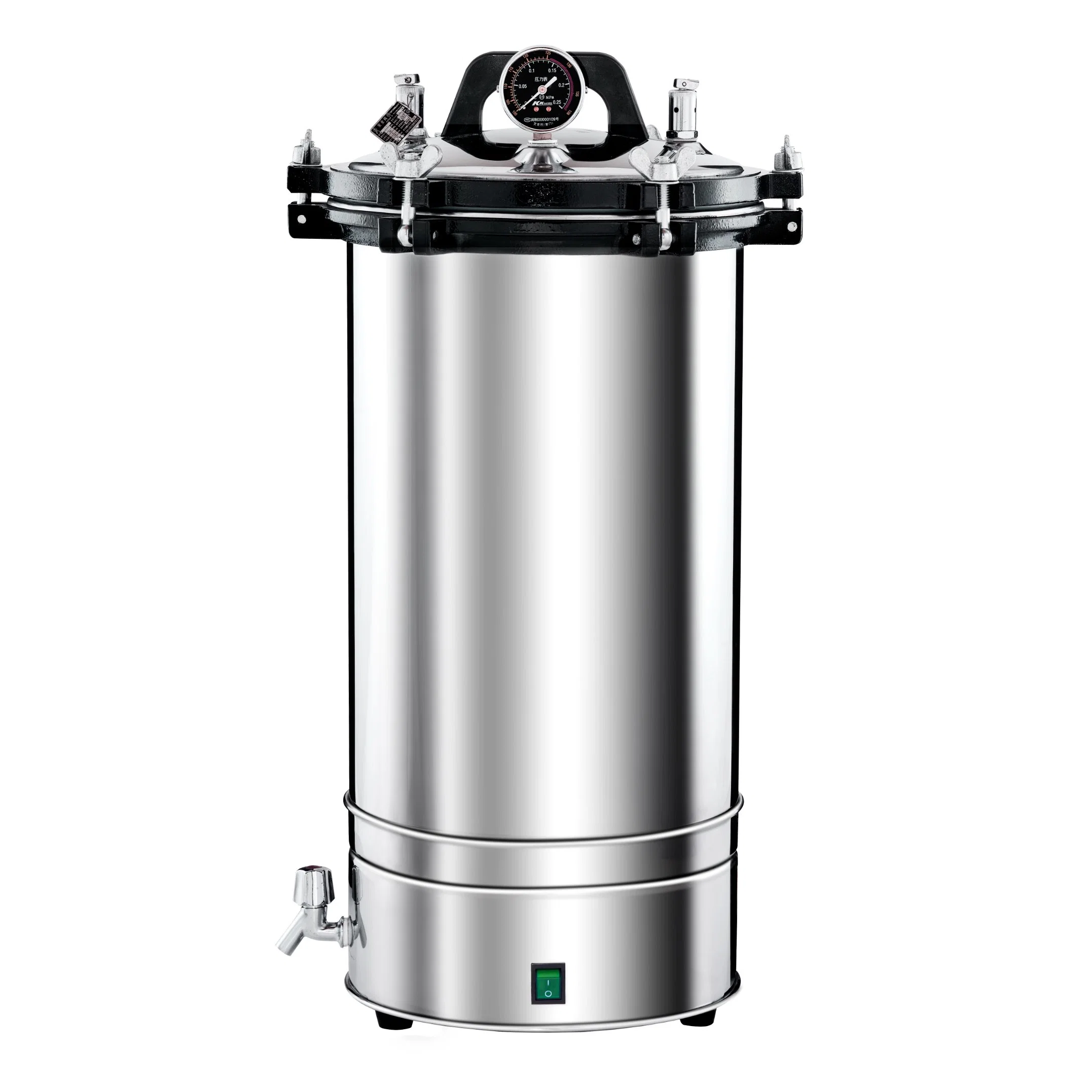 Rendimiento de alta calidad/alto costo de acero inoxidable 304 Esterilizador Autoclave de vapor a presión portátil