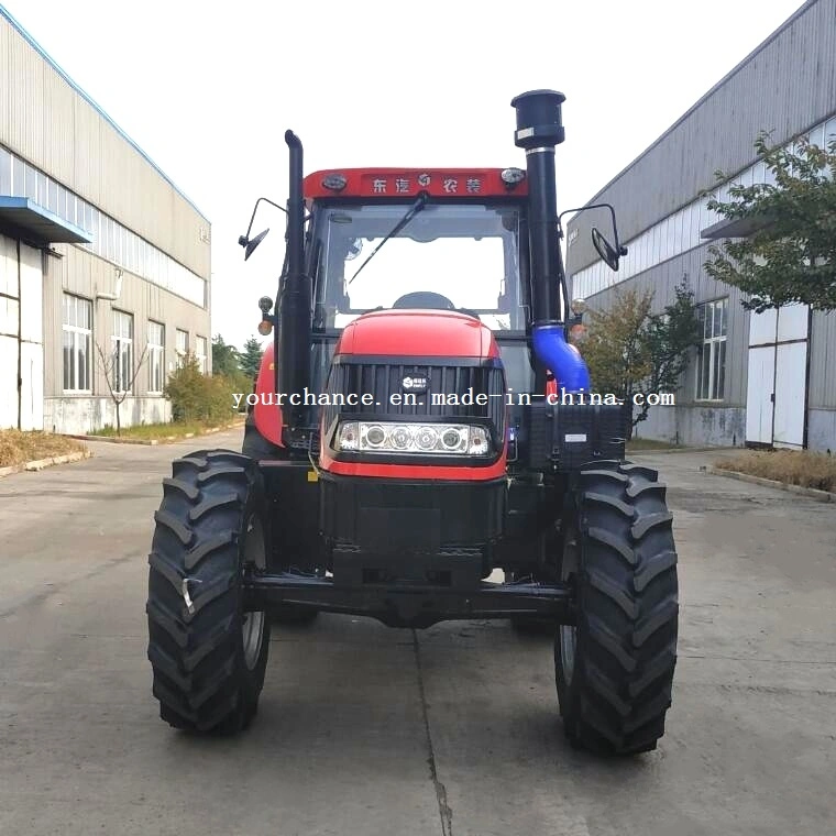 Tailandia Venta caliente de la maquinaria agrícola Dq1504 150CV 4WD Tractor agrícola de la rueda de altas prestaciones fabricado en China