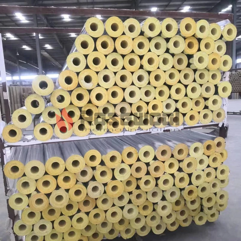 Sound Absorption Glass Wool Insulation Building Material Glass Wool Pipe