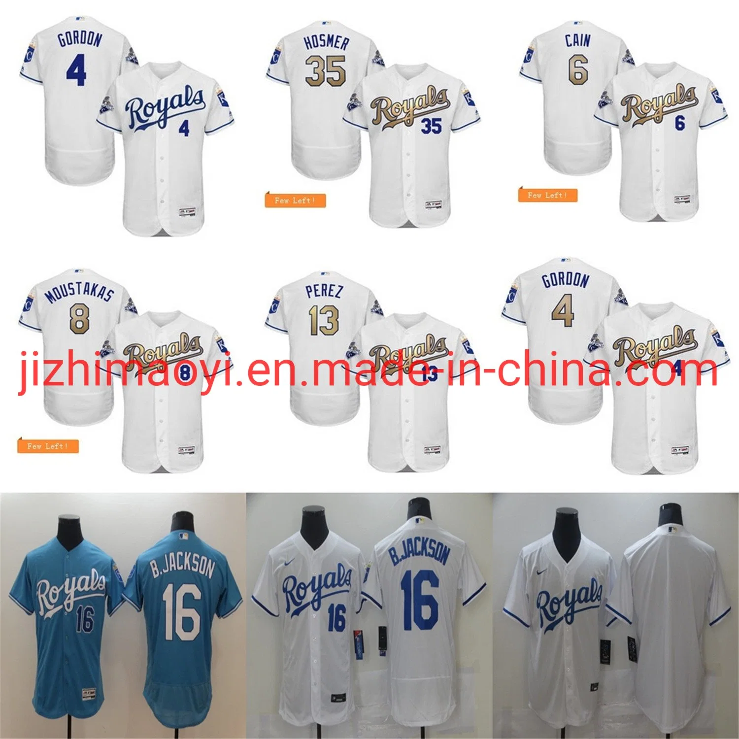 Wholesale Kansas City Royals Baseball Jerseys Custom Angels M-L-B Shirts Clothes Sports Wear Apparel