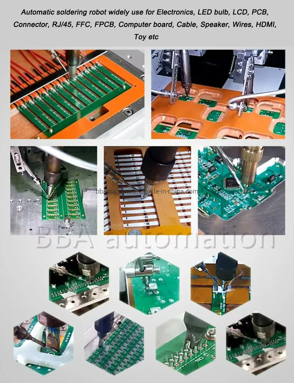 precio de fábrica del robot de soldadura automática Bba Cable USB de la máquina de soldadura Máquina de soldadura	Solderwire robótica del alimentador para la fabricación de equipos industriales