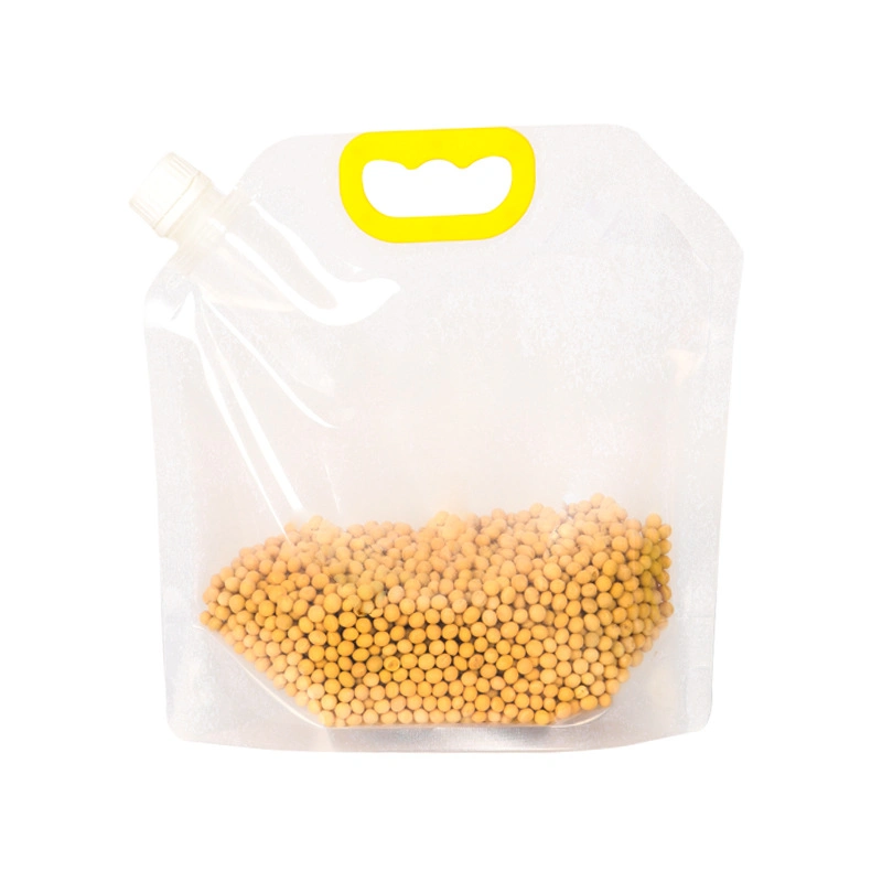 Storage Bags Plastic Storage Bag for Grain Bean Package with Lid for Sugar Flour Snack Sealed Bag