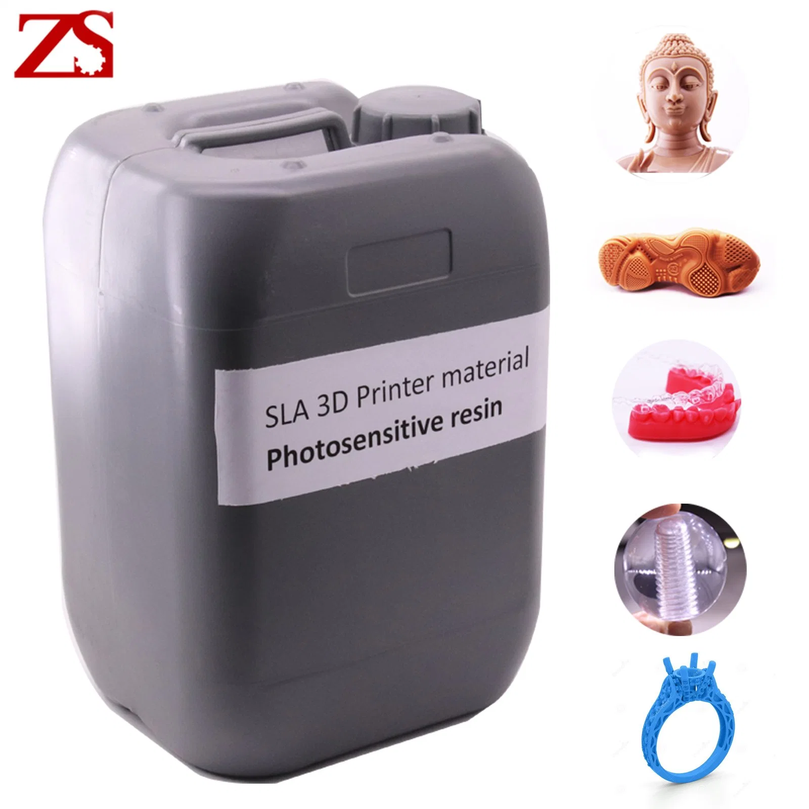 A China de boa qualidade de impressão 3D de fábrica de resina sensível UV de 405 Nm DLP Poly 3D serviço de impressão fácil de limpar