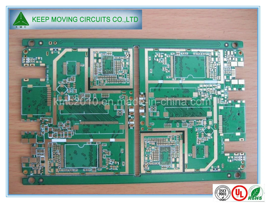 Bonne qualité 6 couche de carte de circuit imprimé avec circuit vert BGA