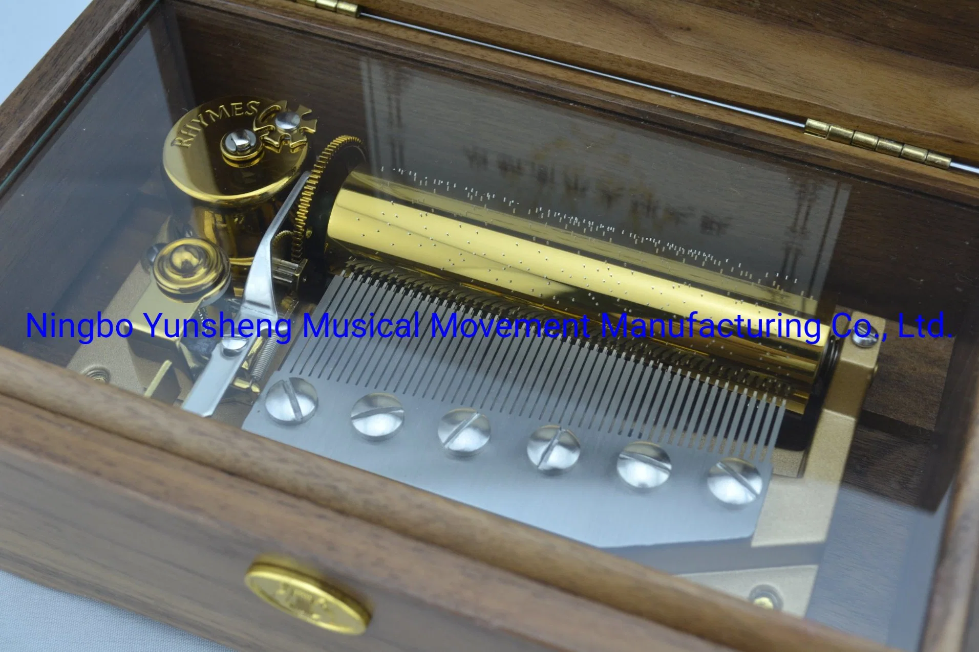 Rhymes-Yunsheng 30-Note Classic Walnut Music Box (Y50MY6)