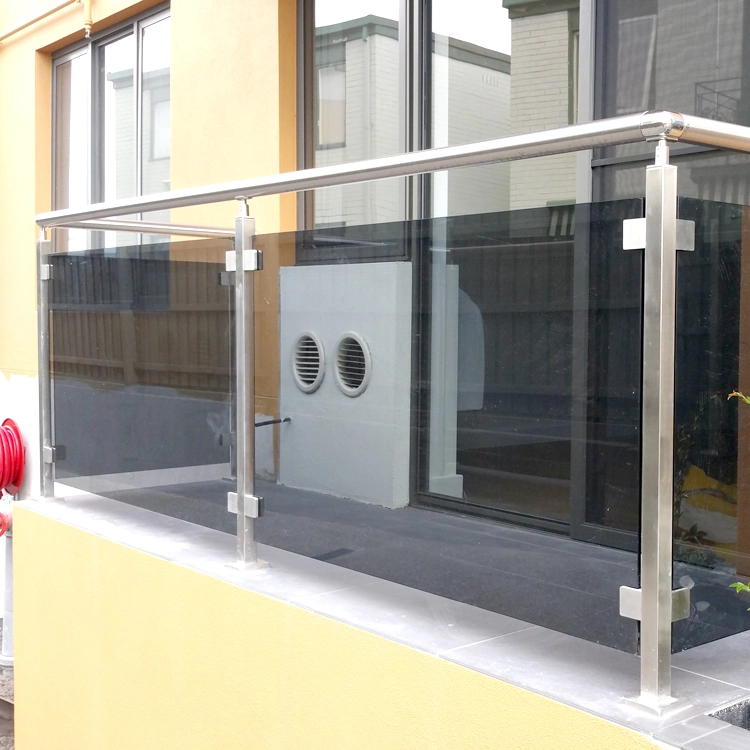 Outdoor Balcony Aluminum Stainless Steel Baluster Glass Railings