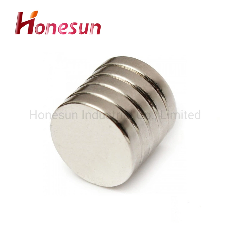 D8X2mm Disc Neodymium Magnet with Nickel Coating