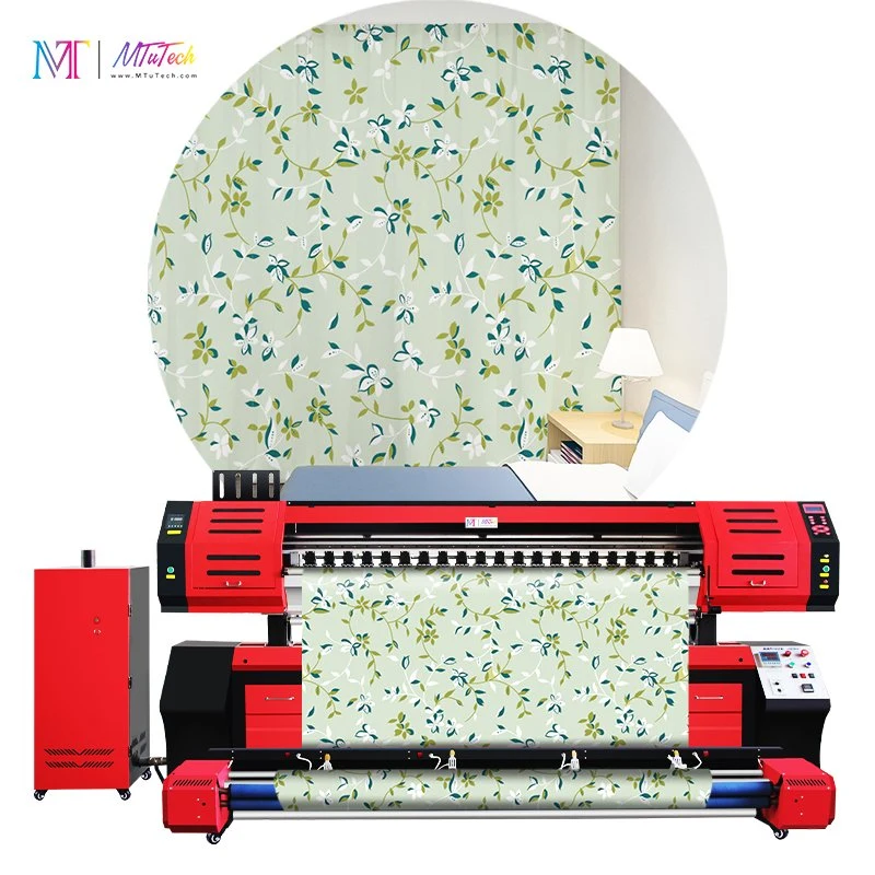 Multi-Colour Press Large Format Pigment Machine digital textile printing for fabric