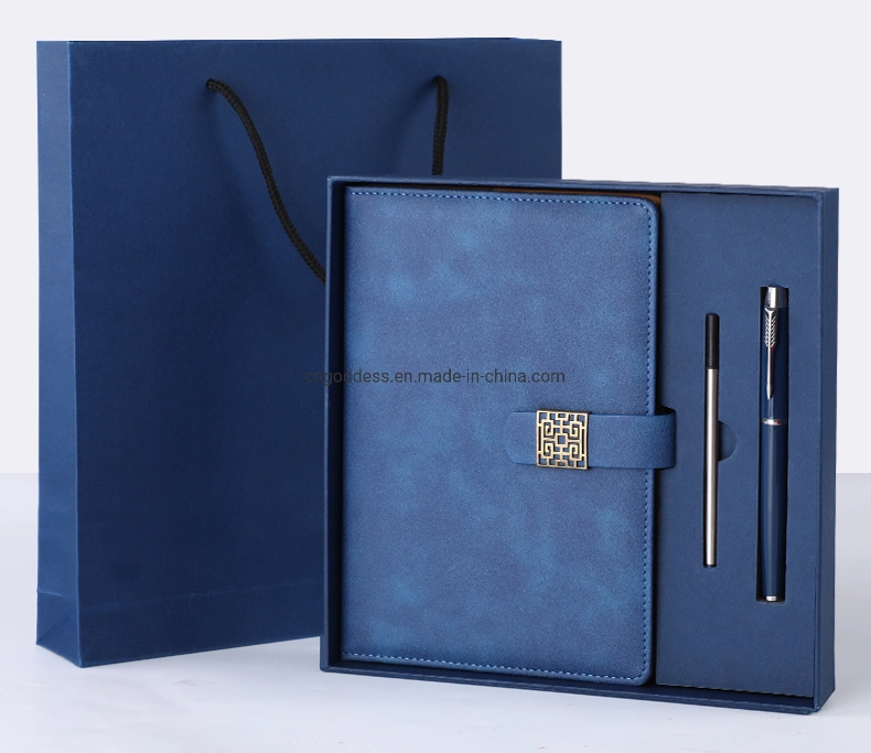 Office Stationery Gift Set Notebook Metal Pen Set