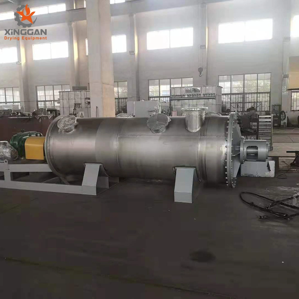 Horizontal Vacuum Agitated Paddle Dryer / Low-Temperature Rotary Vacuum Rake Drying Dryer Machine for Sodium Propylene Sulfonate/Cement/Clay Ash/Resin/PE Powder