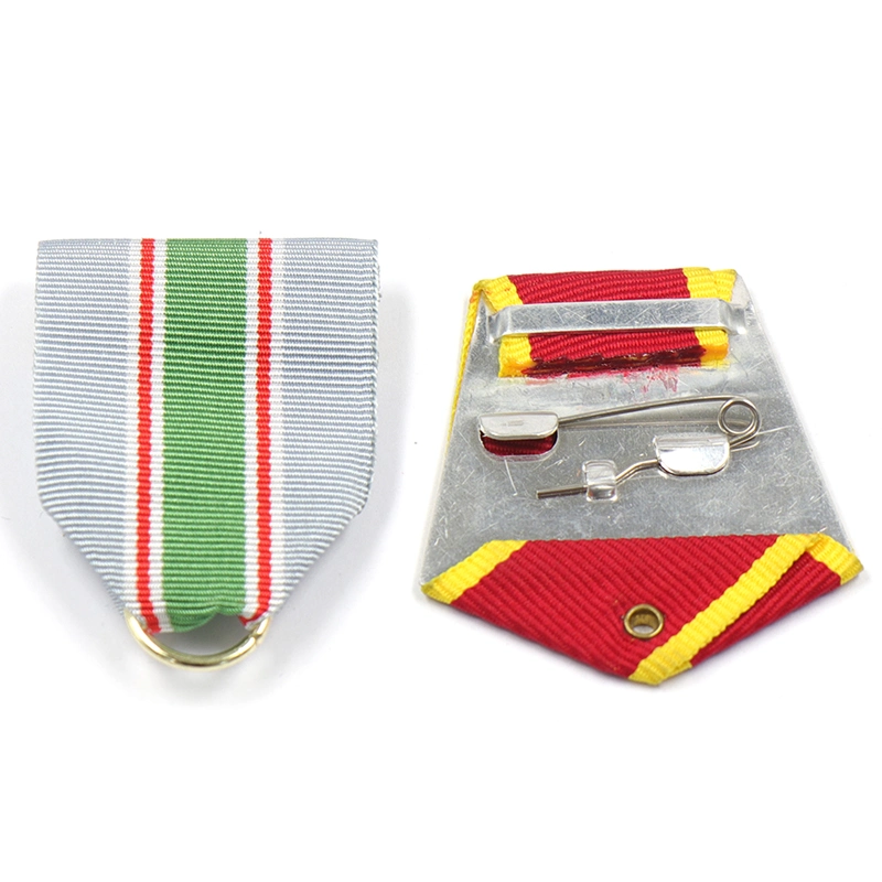 China OEM Factory Custom Made Metal Alloy Medallion Parts Manufacturer Customized Wholesale/Supplier Plastic Nylon Medal Ribbon