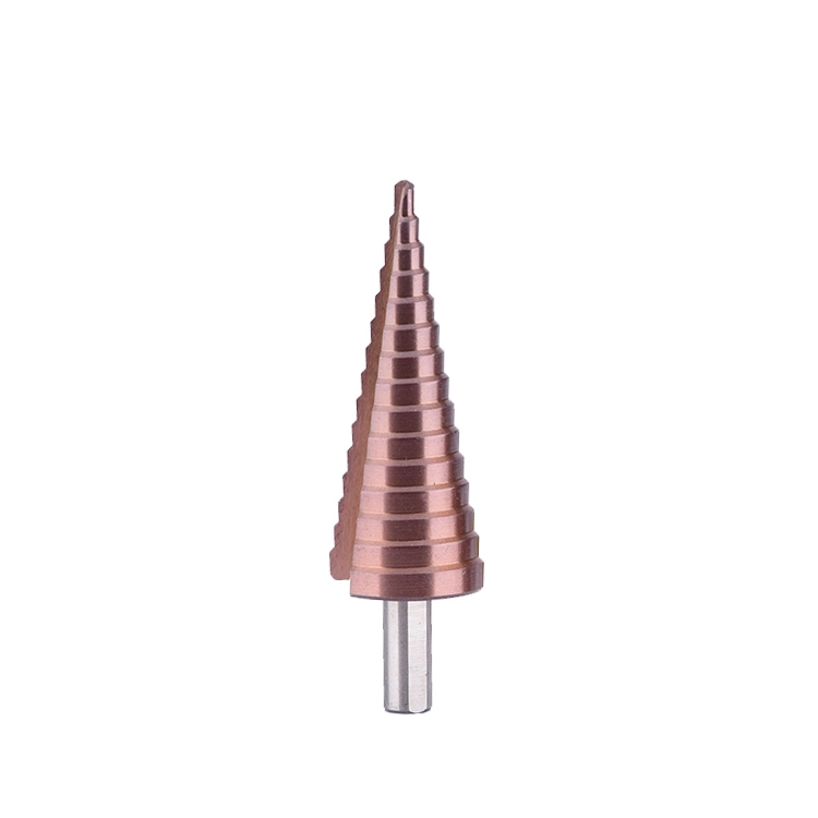 Weix Outlet Price HSS Tools Step Drill Bits Straight Groove for Steel Cutting 6542 M35
