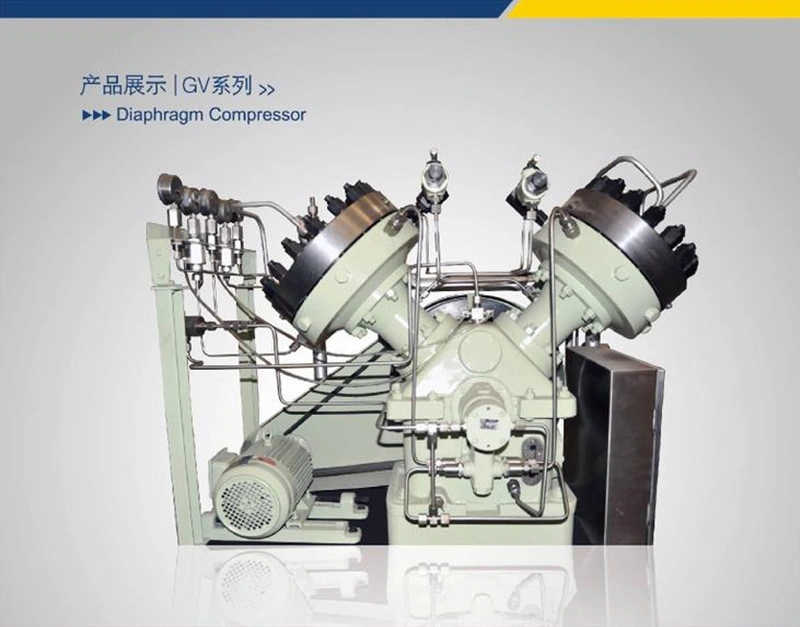 Explosion-Proof Natural Gas Oil Gas Piston Diaphragm Compressor for Oil Field