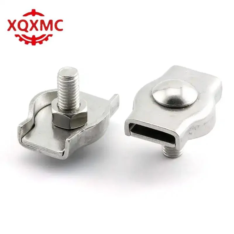 High quality/High cost performance  Single Bolt Cable Clamp Stainless Steel Simplex Wire Rope Clip