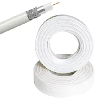 Flexible Round Signal Control Data Communication Coaxial Speaker Rg59 Al Foil Cable